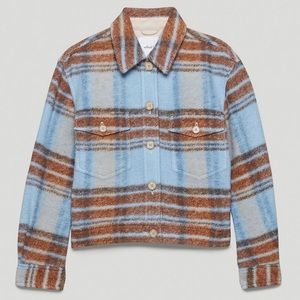 NWT Ganna Cropped Shirt Jacket